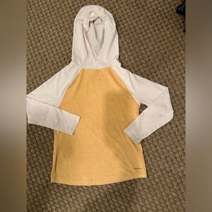 Patagonia Capilene hooded Long sleeve tee shirt size girls small 7-8
